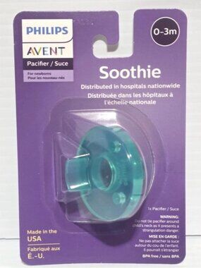 Philips Avent 4 pack Soothie Pacifier - Teal - New in Box